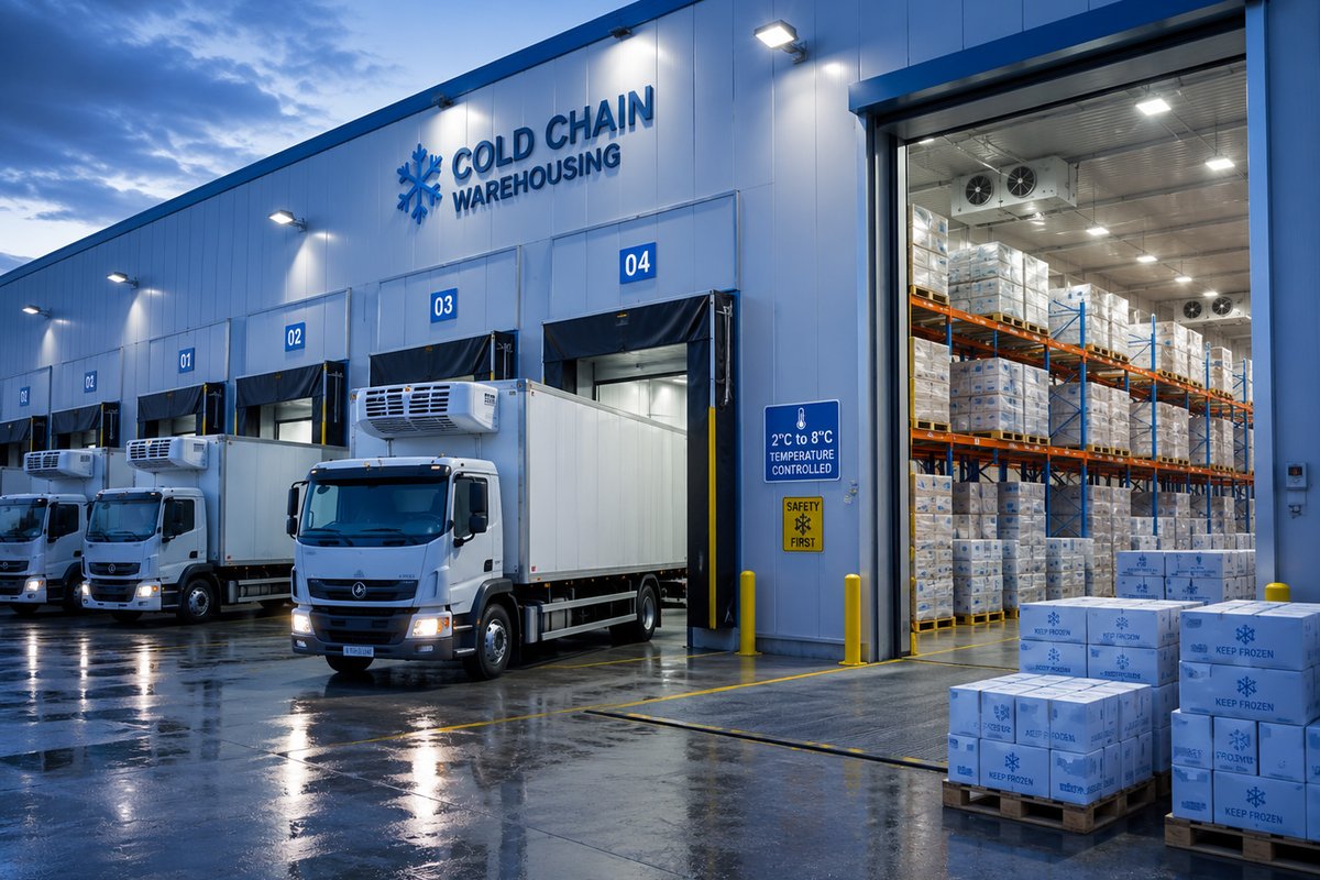 Cold chain warehousing